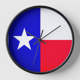 Texas Flag Wall Clock Uhr