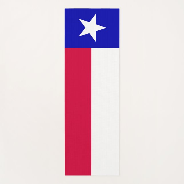 Texas Flag Yoga Mat Yogamatte (Vorderseite)