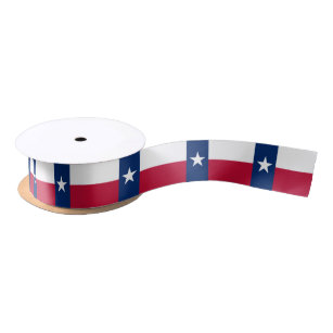 Texas-Flagge, amerikanisches Flaggenband Satinband
