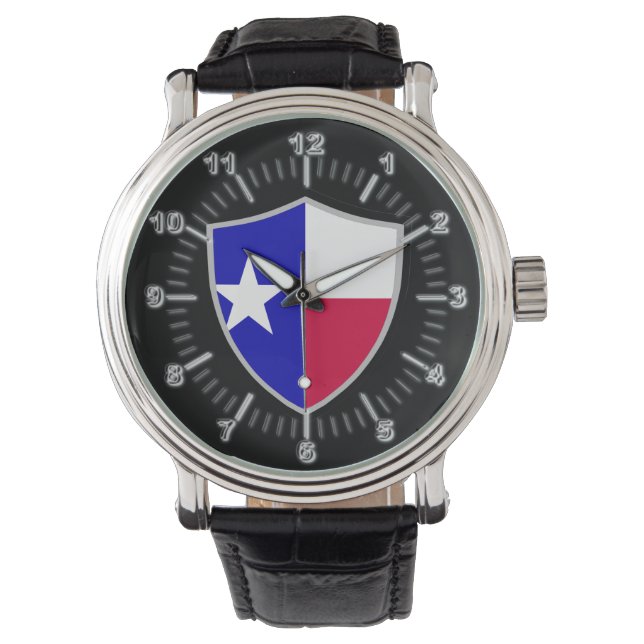 Texas-Flagge Armbanduhr (Vorderseite)