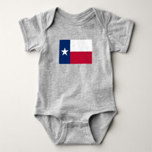 Texas-Flagge Baby Strampler