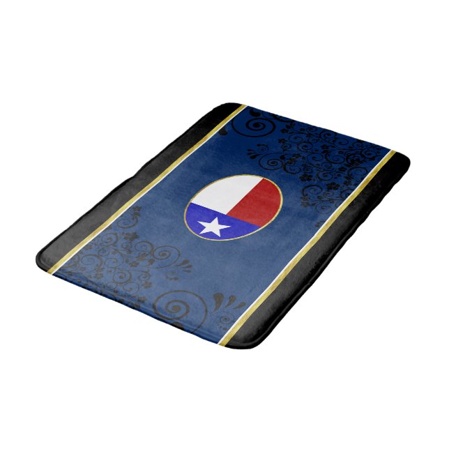 Texas-Flagge Badematte (Schrägansicht)