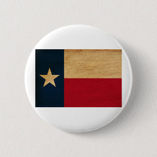 Texas-Flagge Button