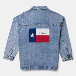 Texas Flagge Denim Jacket Jeansjacke