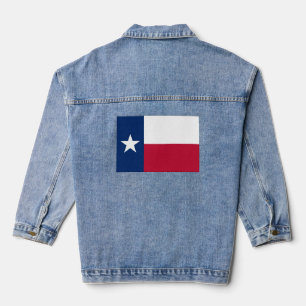 Texas Flagge Denim Jacket Jeansjacke