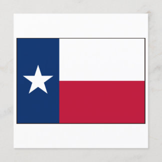 Texas-Flagge Einladung