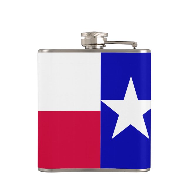 Texas-Flagge Flachmann (Rückseite)