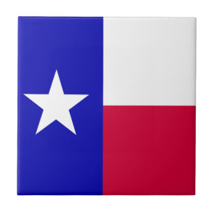 Texas-Flagge Fliese
