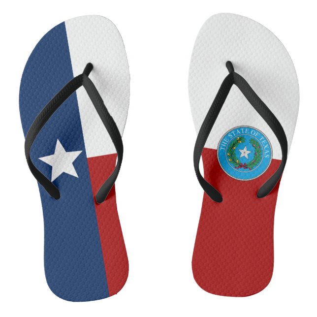 Texas-Flagge Flip Flops (Fußbett)