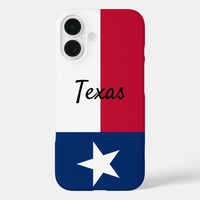 Texas-Flagge Handy 16 Gehäuse Abdeckung Case-Mate iPhone Hülle (Rückseite)