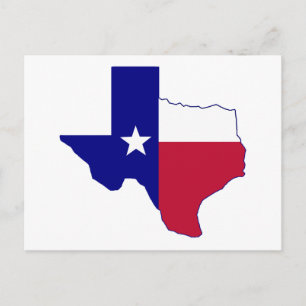 Texas-Flagge Karte