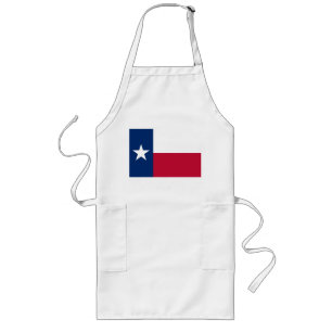 Texas-Flagge Lange Schürze