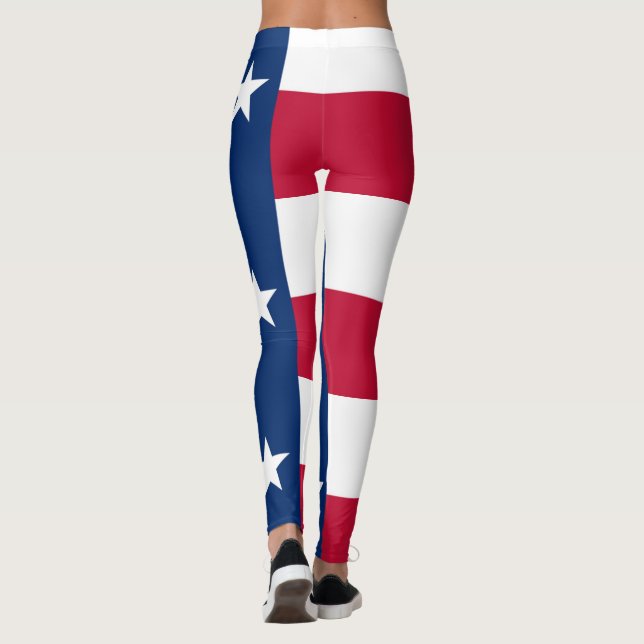 Texas-Flagge Leggings (Rückseite)