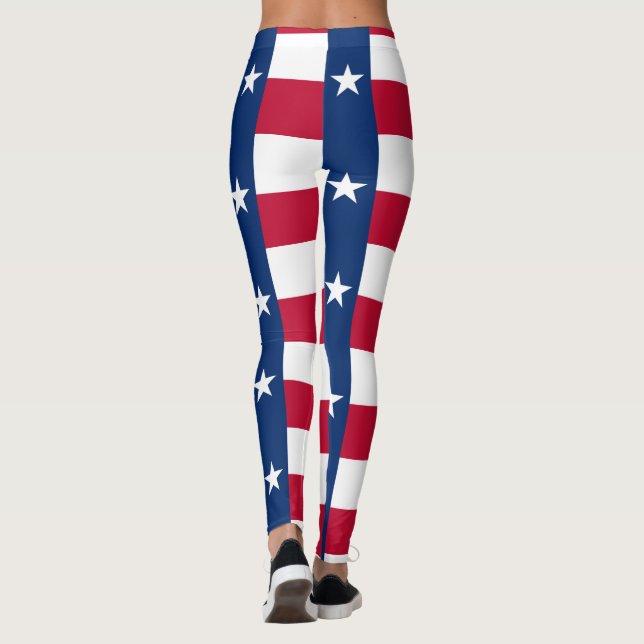 Texas-Flagge Leggings (Rückseite)