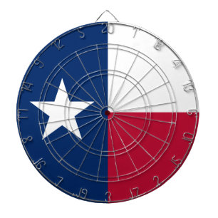 Texas-Flagge: Longhorns, Der texanische Lone-Star- Dartscheibe