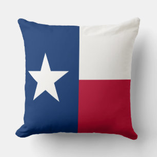 Texas-Flagge: Longhorns, der texanische Lone-Star- Kissen
