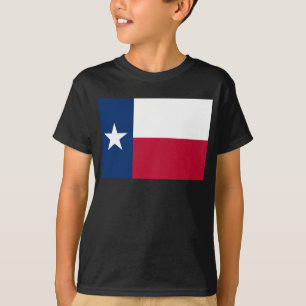 Texas-Flagge: Longhorns, Der texanische Lone-Star- T-Shirt