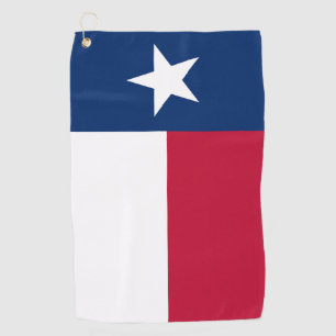 Texas-Flagge: Longhorns, der texanische Stern Lone Golfhandtuch