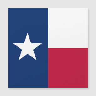 Texas-Flagge: Longhorns, der texanische Stern Lone Magnetkarte