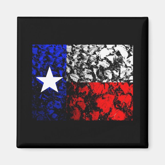 Texas-Flagge Magnet (Vorne)