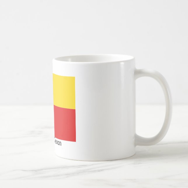 Texas-Flagge mit deutscher Flagge färbt Tasse (Rechts)