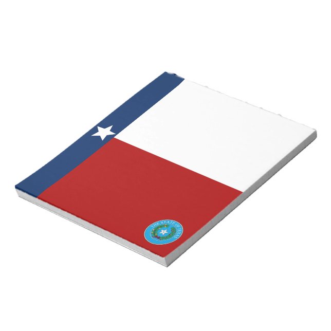 Texas-Flagge Notizblock (Rotiert)