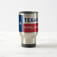 Texas-Flagge Pipeliner Reise-Tasse