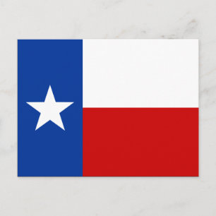 texas-Flagge Postkarte