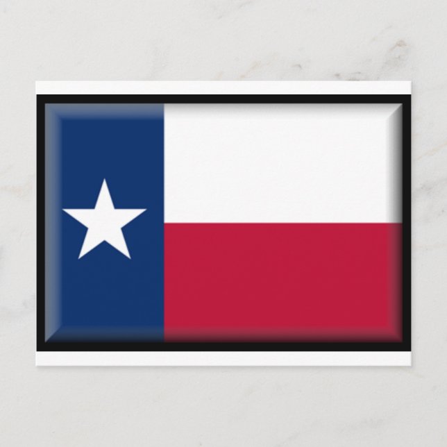 Texas-Flagge Postkarte (Vorderseite)