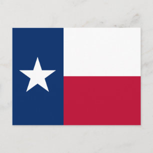 Texas-Flagge Postkarte