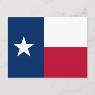 Texas-Flagge Postkarte