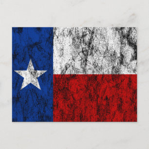 texas-Flagge Postkarte