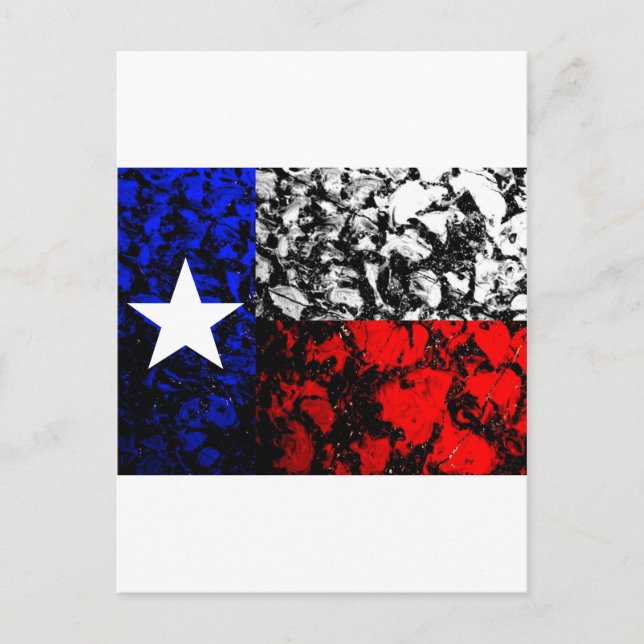 Texas-Flagge Postkarte (Vorderseite)