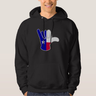 Texas flagge Shaka Hoodie
