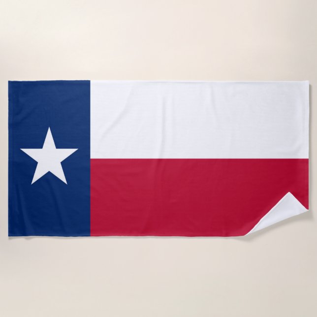 Texas-Flagge Strandtuch (Vorderseite)