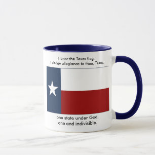 Texas-Flagge - Texas-Bürgschaft Tasse