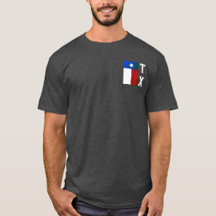 Texas-Flagge (vertikal) T-Shirt