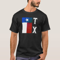Texas-Flagge (vertikal)