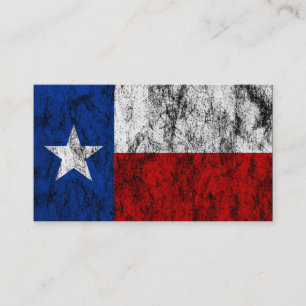 Texas-Flagge Visitenkarte