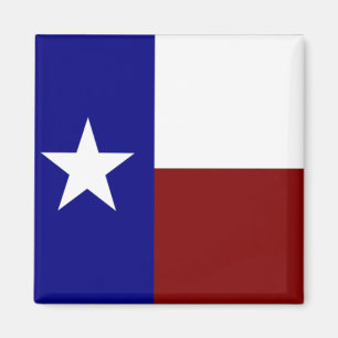 Texas: Flagge von Texas Magnet