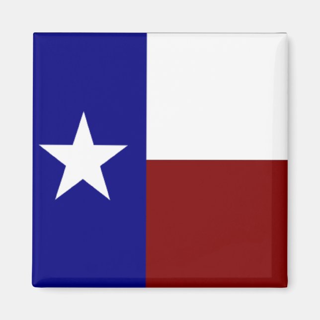Texas: Flagge von Texas Magnet (Vorne)