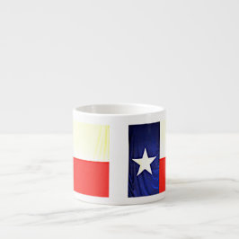 Texas-Flaggeespresso-Tasse Espressotasse