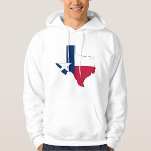 Texas-Flaggen-Karte Hoodie