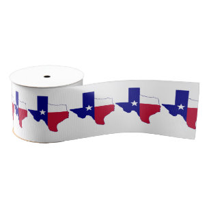 Texas-Flaggen-Karte Ripsband