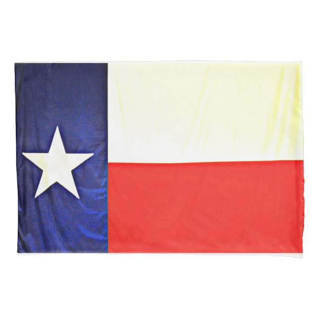 Texas-Flaggen-Standardkissen-Kasten Kissenbezug (Vorderseite)