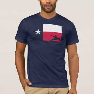 Texas-Flaggen-T - Shirt - Kajak