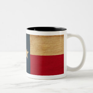 Texas-Flaggen-Tasse Zweifarbige Tasse