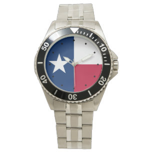 Texas-Flaggen-Uhr Armbanduhr