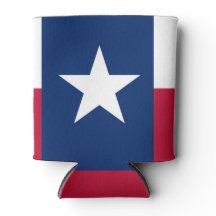 Texas Flaggenname Can Cooler