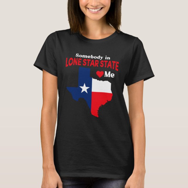 Texas For Her Him Texan TX Dallas Howdy Longhorn T-Shirt (Vorderseite)